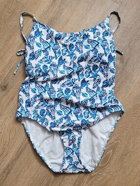 Lilly Pulitzer Lima One Piece Swimsuit Bathing Suit 16 NWT